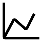 Chart Line SVG Icon